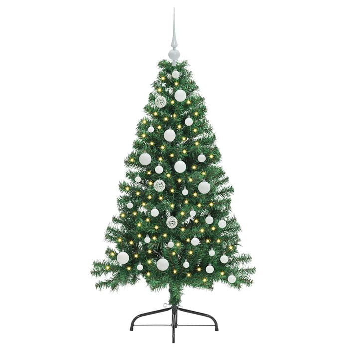 Albero di Natale artificiale con luci integrate Verde 120 cm 3396992