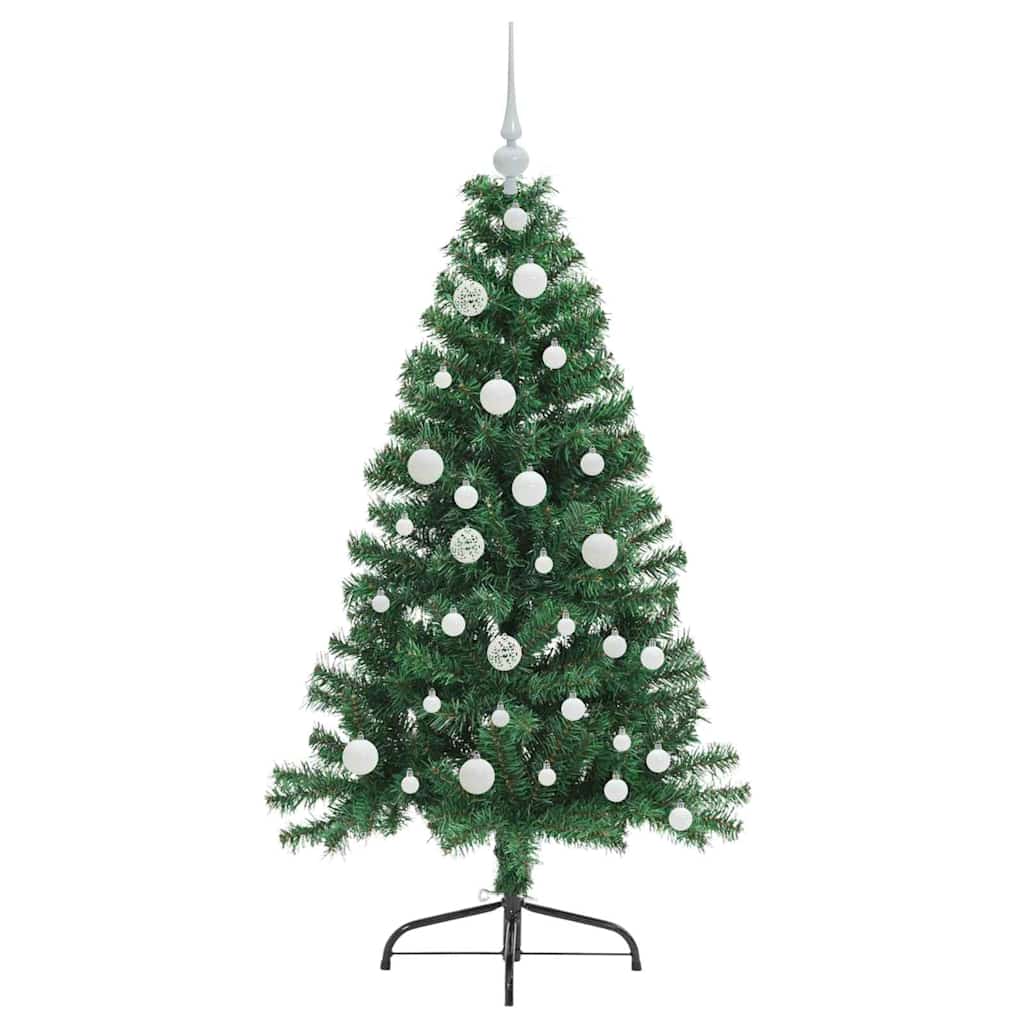 Albero di Natale artificiale con luci integrate Verde 120 cm 3396992