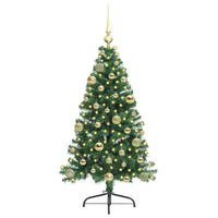 Albero di Natale artificiale con luci integrate Verde 120 cm 3396993