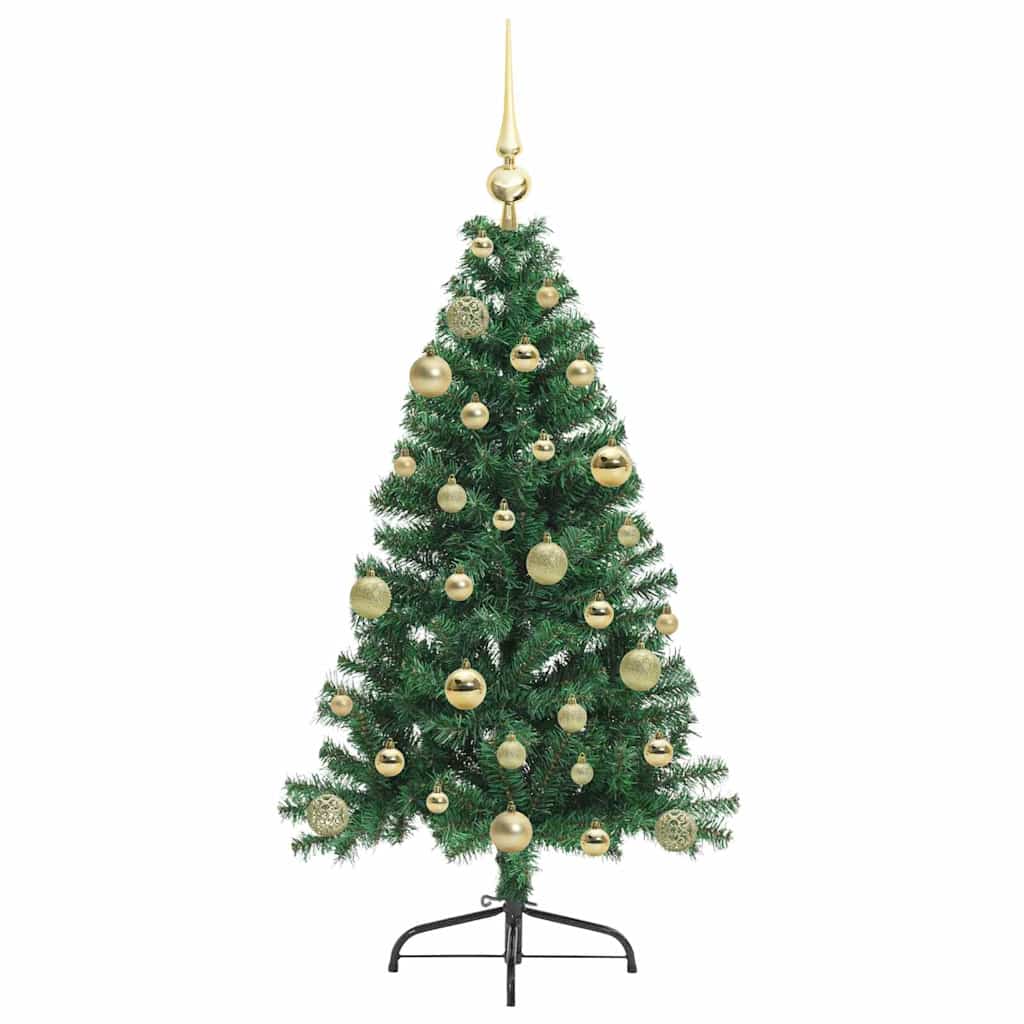 Albero di Natale artificiale con luci integrate Verde 120 cm 3396993