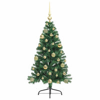 Albero di Natale artificiale con luci integrate Verde 120 cm 3396993