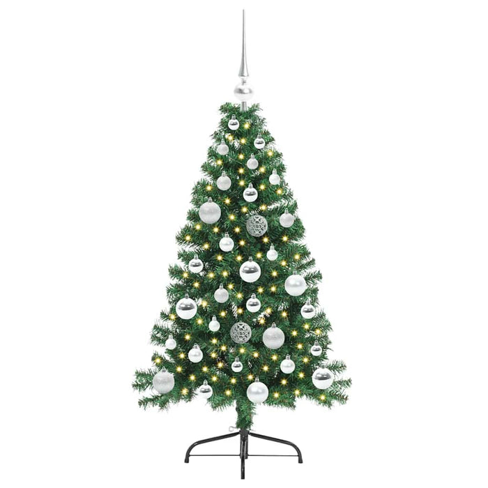 Albero di Natale artificiale con luci integrate Verde 120 cm 3396994