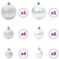 Albero di Natale artificiale con luci integrate Verde 120 cm 3396994