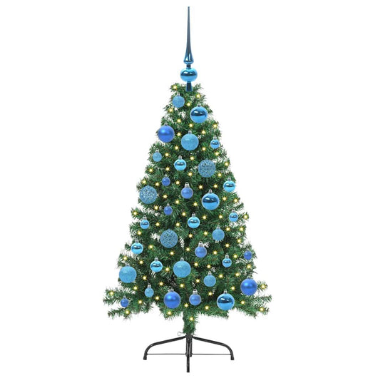 Albero di Natale Artificiale-Albero Natalizio con luci integrate Verde 120 cm 523915