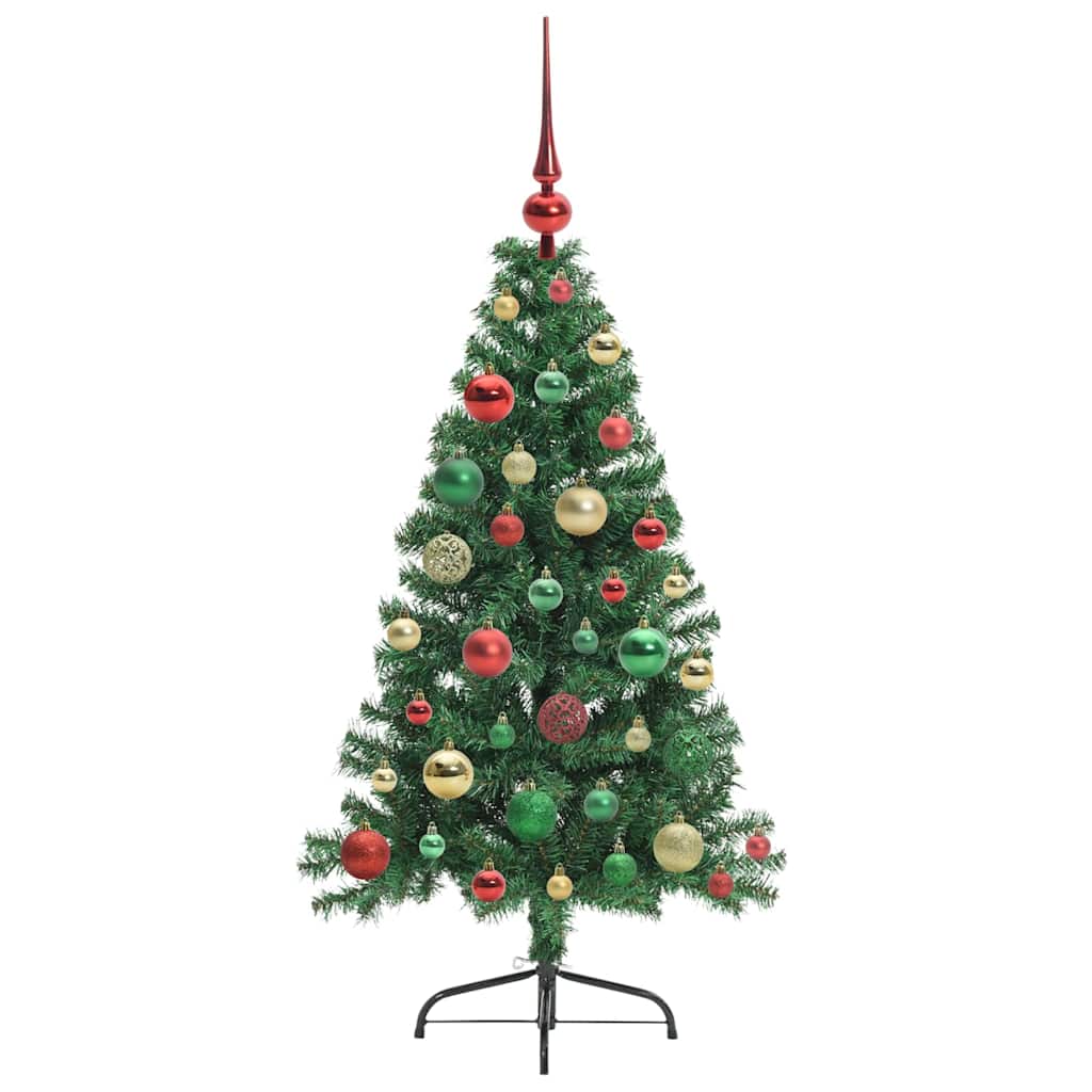 Albero di Natale artificiale con luci integrate Verde 120 cm 3396997
