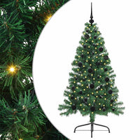 Albero di Natale artificiale con luci integrate Verde 150 cm 3396999