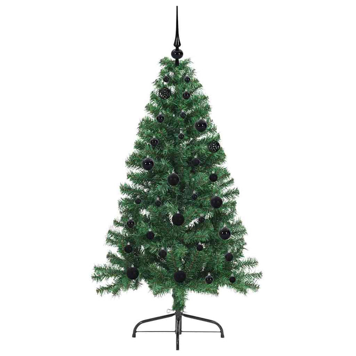 Albero di Natale artificiale con luci integrate Verde 150 cm 3396999