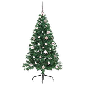 Albero di Natale artificiale con luci integrate Verde 150 cm 3397000