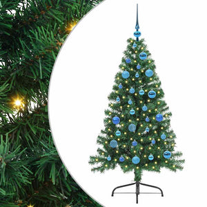 Albero di Natale artificiale con luci integrate Verde 150 cm 3397005