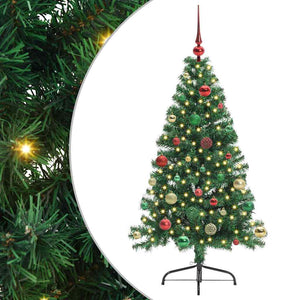 Albero di Natale artificiale con luci integrate Verde 150 cm 3397006