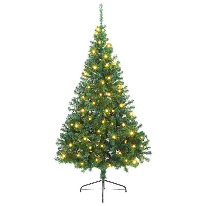 Albero di Natale artificiale con luci integrate Verde 180 cm 3397007