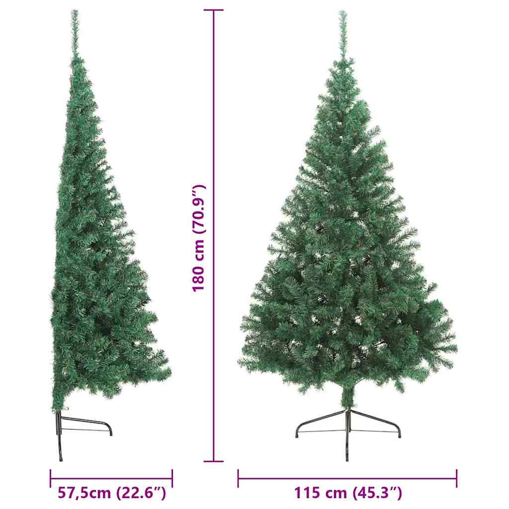 Albero di Natale artificiale con luci integrate Verde 180 cm 3397007