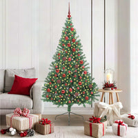 Albero di Natale artificiale con luci integrate Verde 180 cm 3397011