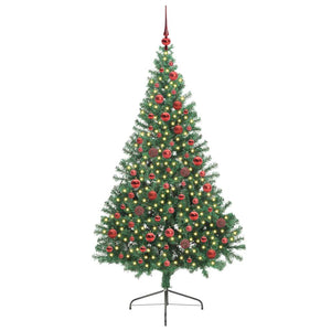 Albero di Natale artificiale con luci integrate Verde 180 cm 3397011