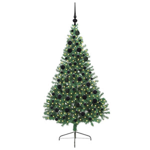 Albero di Natale artificiale con luci integrate Verde 180 cm 3397012