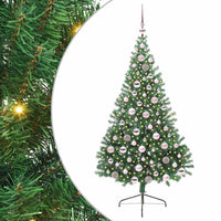 Albero di Natale artificiale con luci integrate Verde 180 cm 3397013
