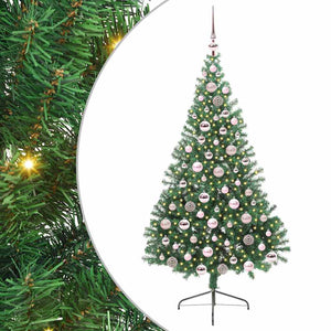 Albero di Natale artificiale con luci integrate Verde 180 cm 3397013