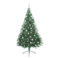 Albero di Natale artificiale con luci integrate Verde 180 cm 3397014
