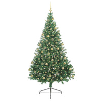 Albero di Natale artificiale con luci integrate Verde 180 cm 3397015