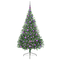 Albero di Natale artificiale con luci integrate Verde 180 cm 3397017