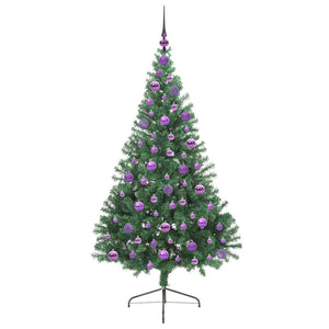 Albero di Natale artificiale con luci integrate Verde 180 cm 3397017