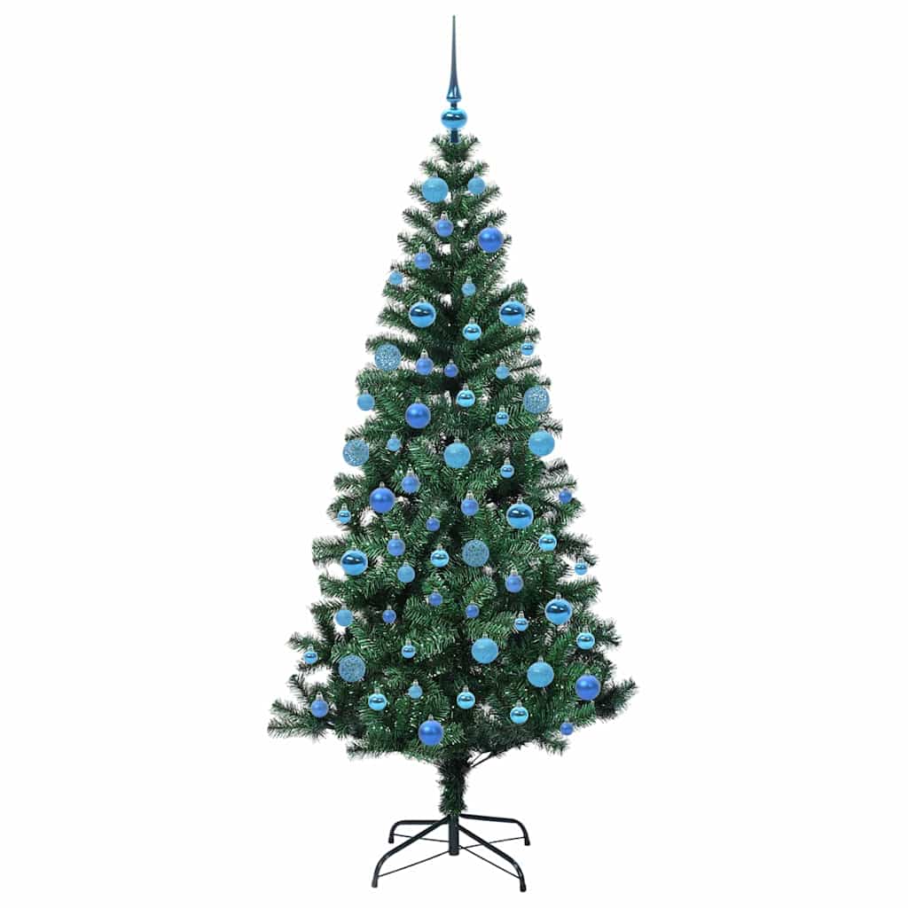 Albero di Natale artificiale con luci integrate Verde 180 cm 3397018