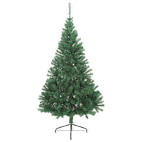 Albero di Natale artificiale preilluminato Verde 210 cm PVC 3397020
