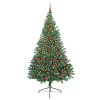 Albero di Natale artificiale con luci integrate Verde 210 cm 3397024