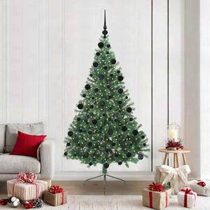 Albero di Natale artificiale con luci integrate Verde 210 cm 3397025