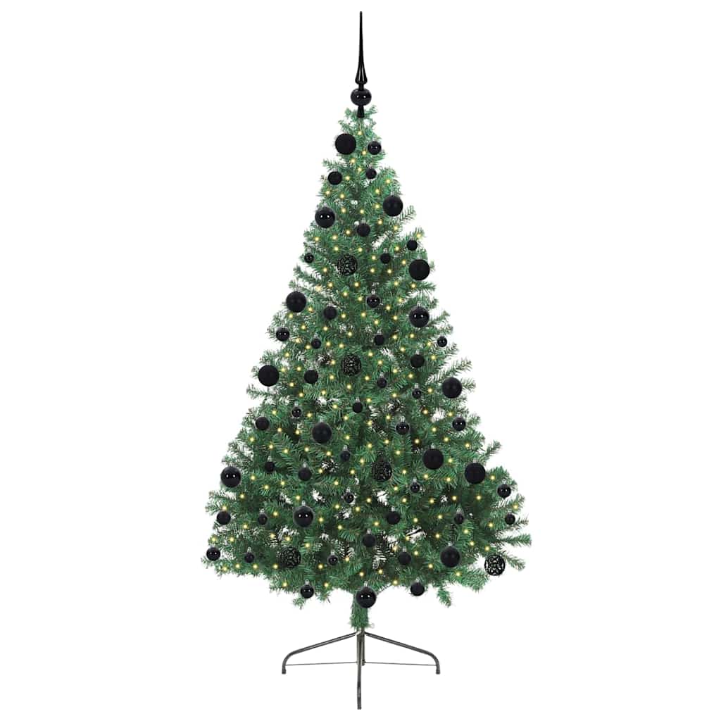 Albero di Natale artificiale con luci integrate Verde 210 cm 3397025