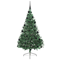Albero di Natale artificiale con luci integrate Verde 210 cm 3397025
