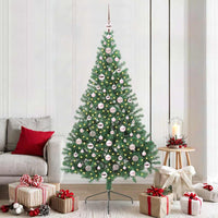 Albero di Natale artificiale con luci integrate Verde 210 cm 3397026