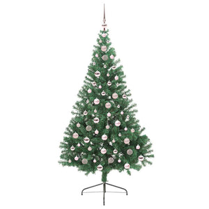 Albero di Natale artificiale con luci integrate Verde 210 cm 3397026