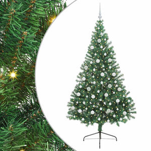 Albero di Natale artificiale con luci integrate Verde 210 cm 3397027