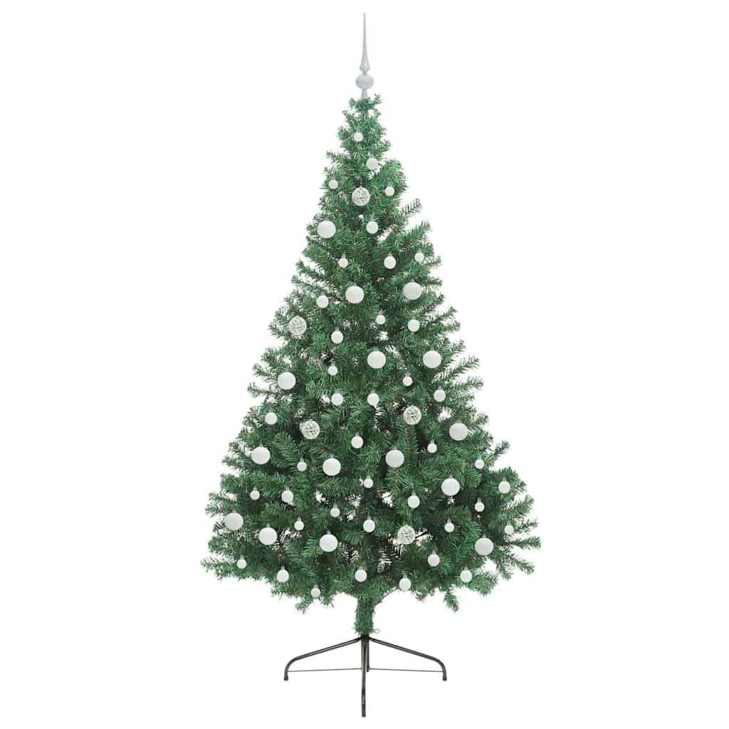 Albero di Natale artificiale con luci integrate Verde 210 cm 3397027
