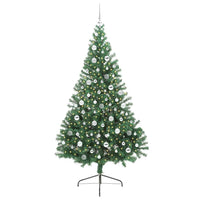Albero di Natale artificiale con luci integrate Verde 210 cm 3397029