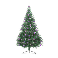 Albero di Natale artificiale con luci integrate Verde 210 cm 3397030