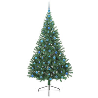 Albero di Natale artificiale con luci integrate Verde 210 cm 3397031
