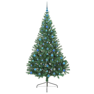 Albero di Natale artificiale con luci integrate Verde 210 cm 3397031