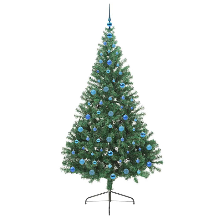 Albero di Natale artificiale con luci integrate Verde 210 cm 3397031