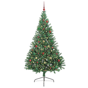 Albero di Natale artificiale con luci integrate Verde 210 cm 3397032
