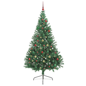 Albero di Natale artificiale con luci integrate Verde 210 cm 3397032