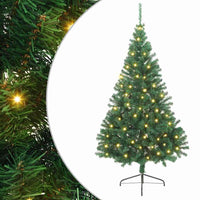 Albero di Natale artificiale con luci integrate Verde 240 cm 3397033