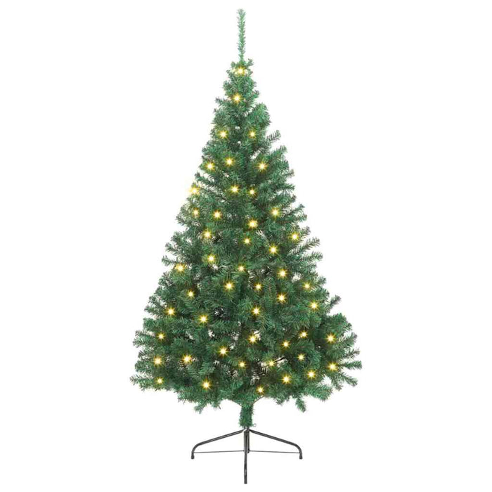 Albero di Natale artificiale con luci integrate Verde 240 cm 3397033