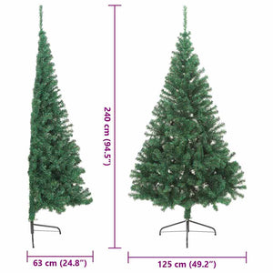Albero di Natale artificiale con luci integrate Verde 240 cm 3397033