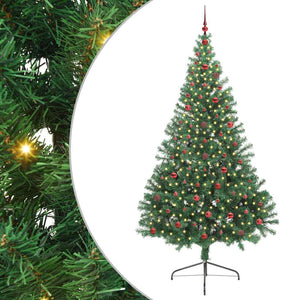 Albero di Natale artificiale con luci integrate Verde 240 cm 3397037