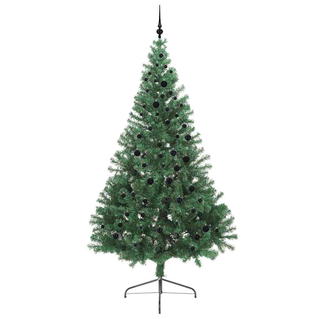 Albero di Natale artificiale con luci integrate Verde 240 cm 3397038