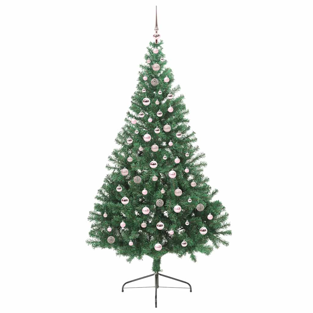 Albero di Natale artificiale con luci integrate Verde 240 cm 3397039