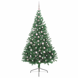 Albero di Natale artificiale con luci integrate Verde 240 cm 3397039