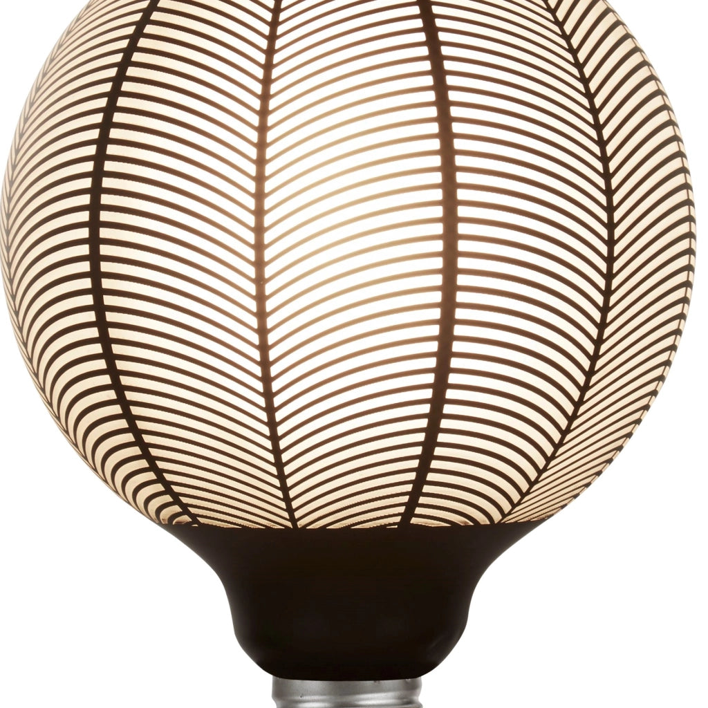 Lamapadina Contemporanea Magic Vetro Nero Grigio 1 Luce E27